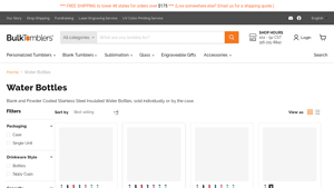 Bulk Tumblers - Insulated Water Bottles