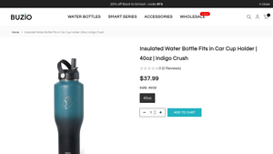 Buziolife - Insulated Water Bottle