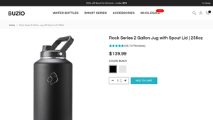 Buziolife - Rock Series 2 Gallon Jug