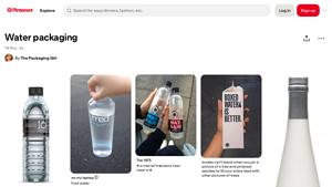 Pinterest - Water Packaging Concepts
