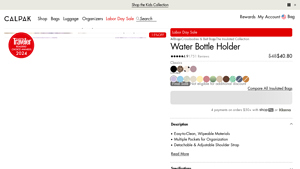 CalPak - Water Bottle Holder