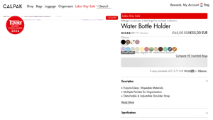 CalPak - Water Bottle Holder
