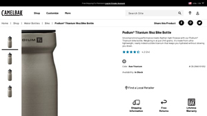 CamelBak - Podium® Titanium 18oz Bike Bottle