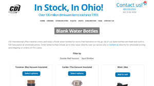 CDI Mugs - Wholesale Blank Water Bottles