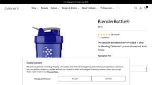 Celebrate Vitamins - Blender Bottle