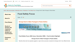 Mineral Water - Quality Concerns