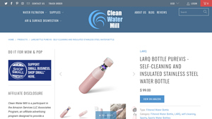 LARQ - Self-Cleaning Water Bottle