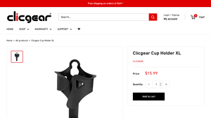Clicgear - Cup Holder XL