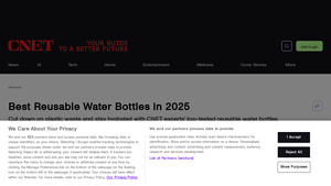CNET - Top Reusable Water Bottles