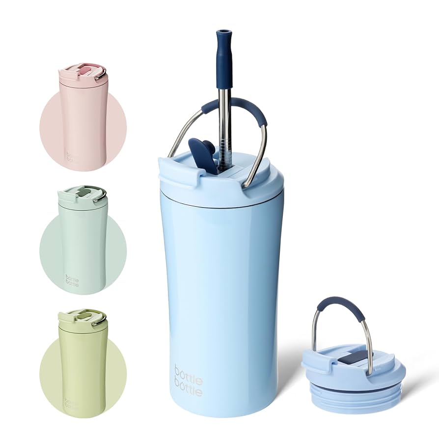 A stock image illustrating coffee bottle tumbler concepts