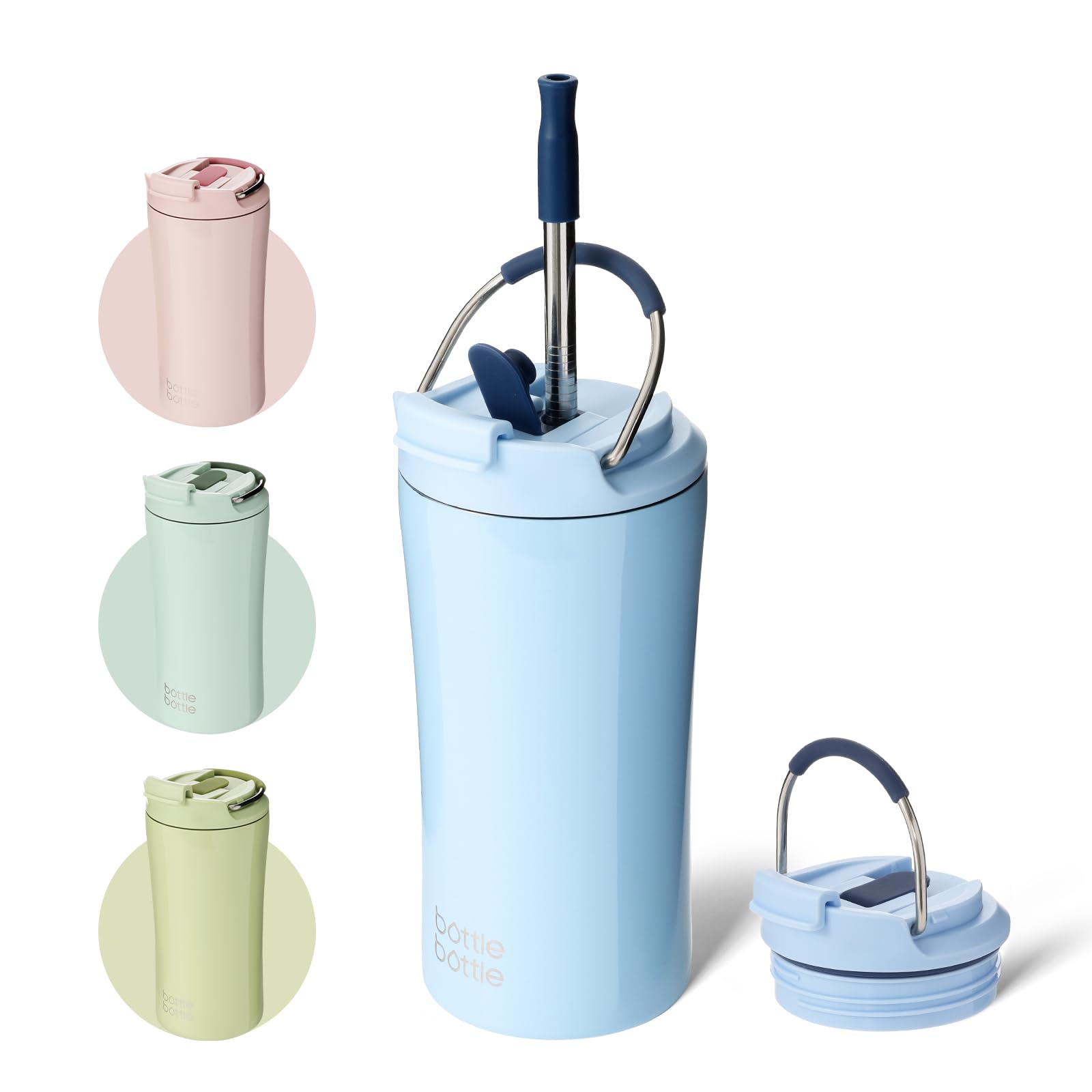 A stock image illustrating coffee bottle tumbnler concepts