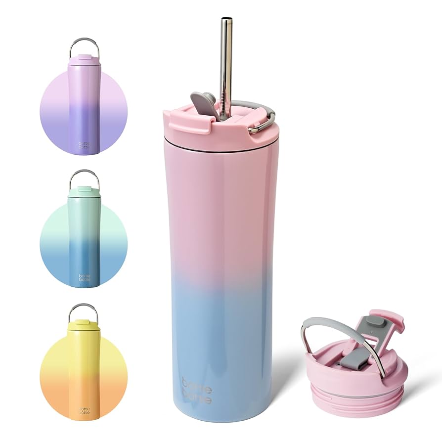 A stock image illustrating coffee bottle tumbnler concepts