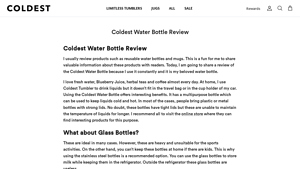 Coldest - Water Bottle
