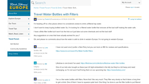 Filtered Water Bottles - Key Products
