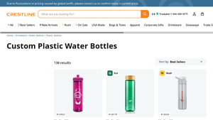 Crestline - Custom Plastic Water Bottles