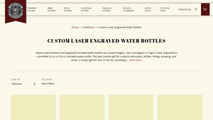 Crystal Imagery - Custom Laser Engraved Water Bottles & Glassware