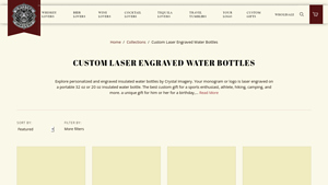 Crystal Imagery - Custom Laser Engraved Water Bottles