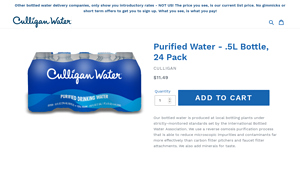 Culligan - Purified Water 0.5L Bottle, 24 Pack