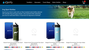Cuptify - Paws & Hydration Dog Water Bottles