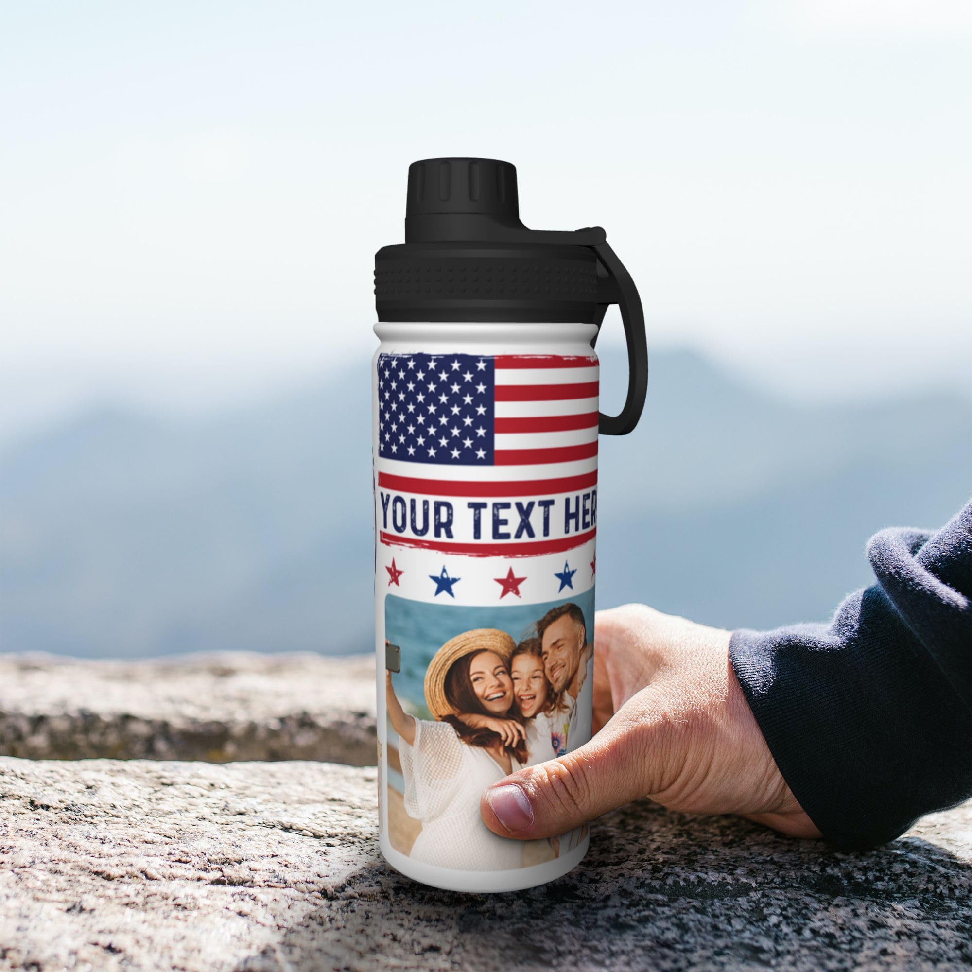 A stock image illustrating custom insulated water bottles concepts