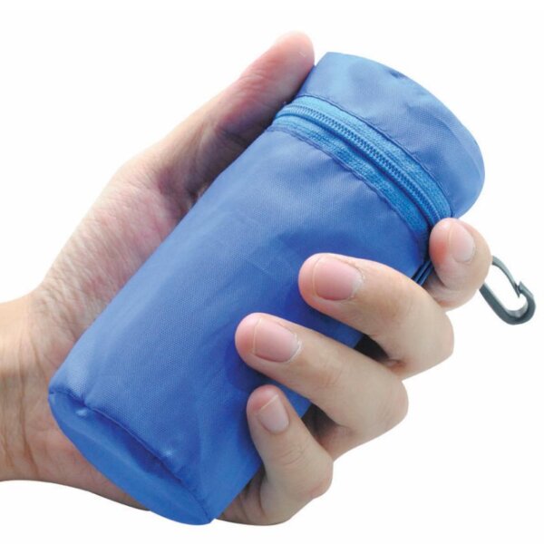 Nylon Cylinder Foldable Bag: Vibrant Neon for On - the - Go Shopping & Travel - Image 2