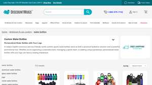 Discount Mugs - Custom Water Bottles