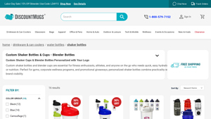 Discount Mugs - Custom Shaker Bottles and Blender Cups
