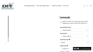 DIY Beverages - Customizable Build Your Own Lemonade