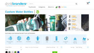 Drink Branders - Custom Printed Water Bottles