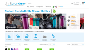 DrinkBranders - Custom BlenderBottle Shakers