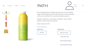 PATH Water - Flavored Sparkling Water