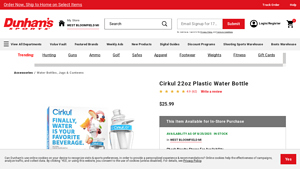 Cirkul - 22oz Plastic Water Bottle