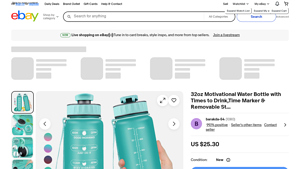 Zomake - 32oz Motivational Water Bottle