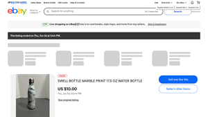 Swell - SWELL BOTTLE MARBLE PRINT 17.5 OZ WATER BOTTLE