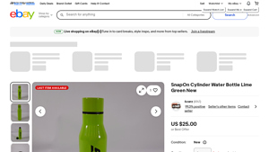 SnapOn - Cylinder Water Bottle