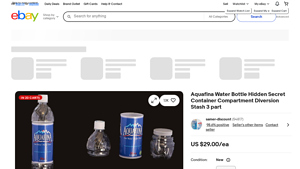 Aquafina - Hidden Secret Water Bottle