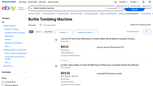 eBay - Bottle Tumbling Machines