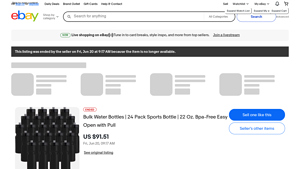Bulk Water Bottles - 24 Pack