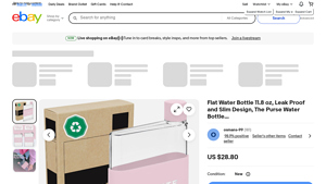 Hydrte - Flat Water Bottle