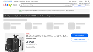 Topre - 128 oz Insulated Water Bottle