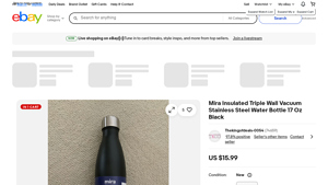 MIRA - Mira Insulated Triple Wall Vacuum Stainless Steel Water Bottle