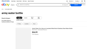 eBay - Army Water Bottles