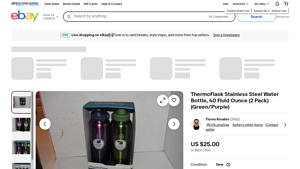 ThermoFlask - Stainless Steel Water Bottle