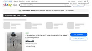 Unbranded - 2.5 Liter Large Capacity Water Bottle