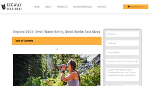 Ecoway - Swell Water Bottle