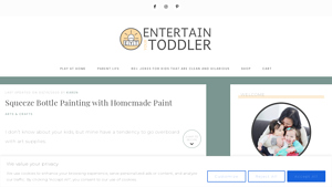 Entertain Your Toddler - Homemade Flour Paint Recipe