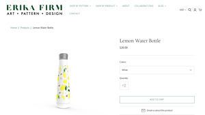 Erika Firm - Peristyle Water Bottles