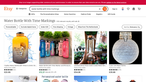 Etsy - Motivational Water Bottle