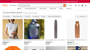 Etsy - Personalizable 2.5 Litre Water Bottle
