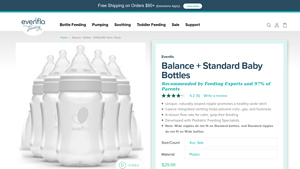 Evenflo - Balance + Bottles for Breastfed Babies